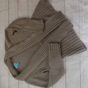 SURVIVAL SUPER COZY OPEN CARDIGAN